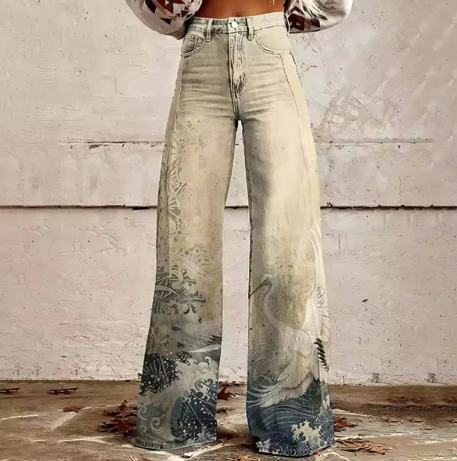 Aurelia | Boho vintage spodnie w stylu casualowym