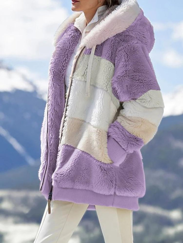KAREN | Puchowy Ciepły Oversized Hoodie Płaszcz