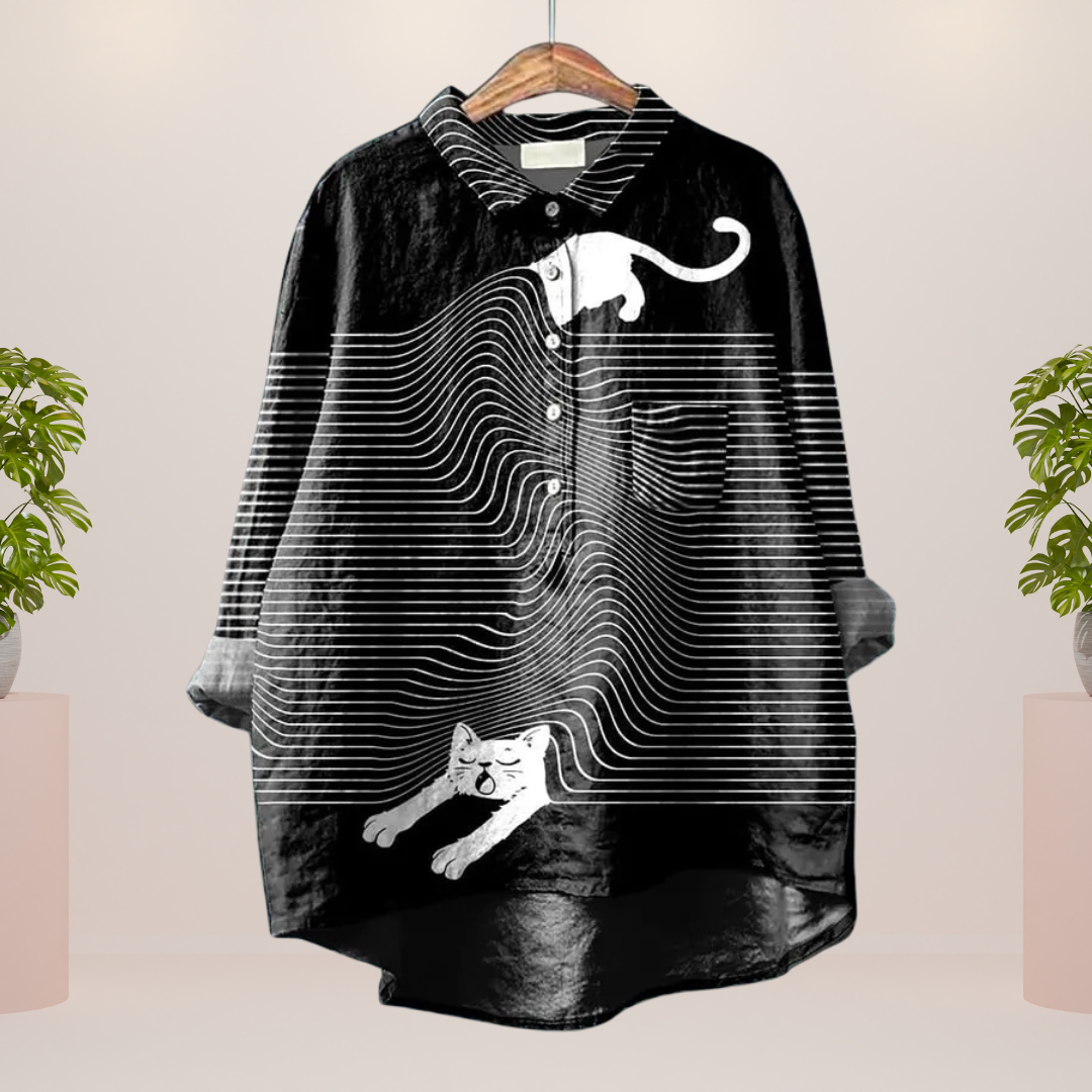 Amelia | Elegancka koszulka dla psa w stylu merdania ogonem