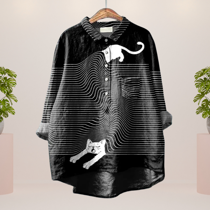Amelia | Elegancka koszulka dla psa w stylu merdania ogonem