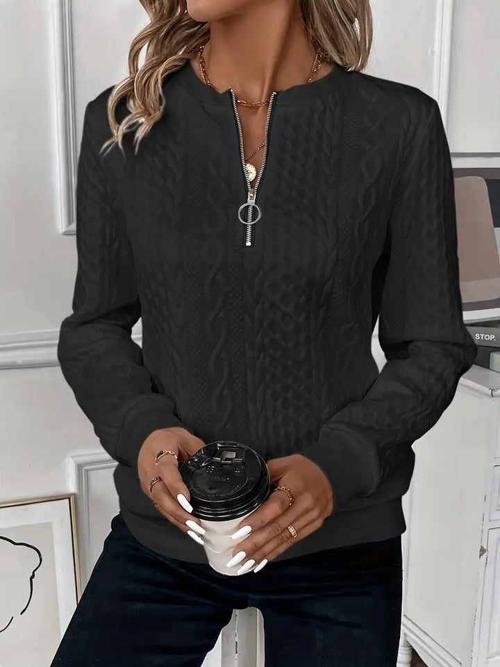 Ondine™ | Elegancki Sweter z Zamkiem