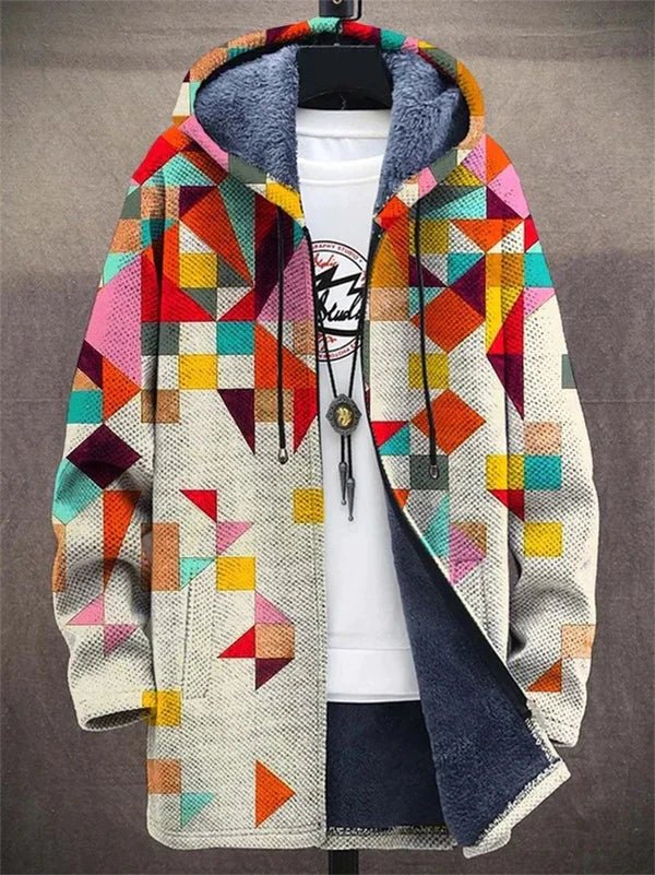 Agnieszka - Elegant Printed Cardigan