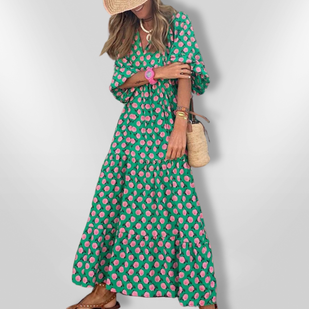 JUNE | Letnia Sukienka Maxi Boho