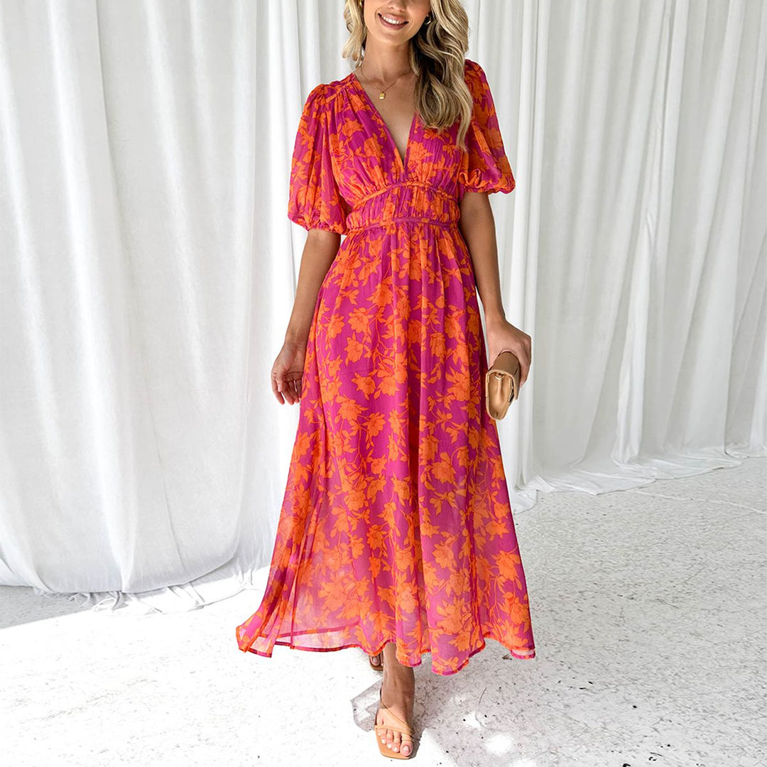 Clara | Maxi Sukienka Wiosenna