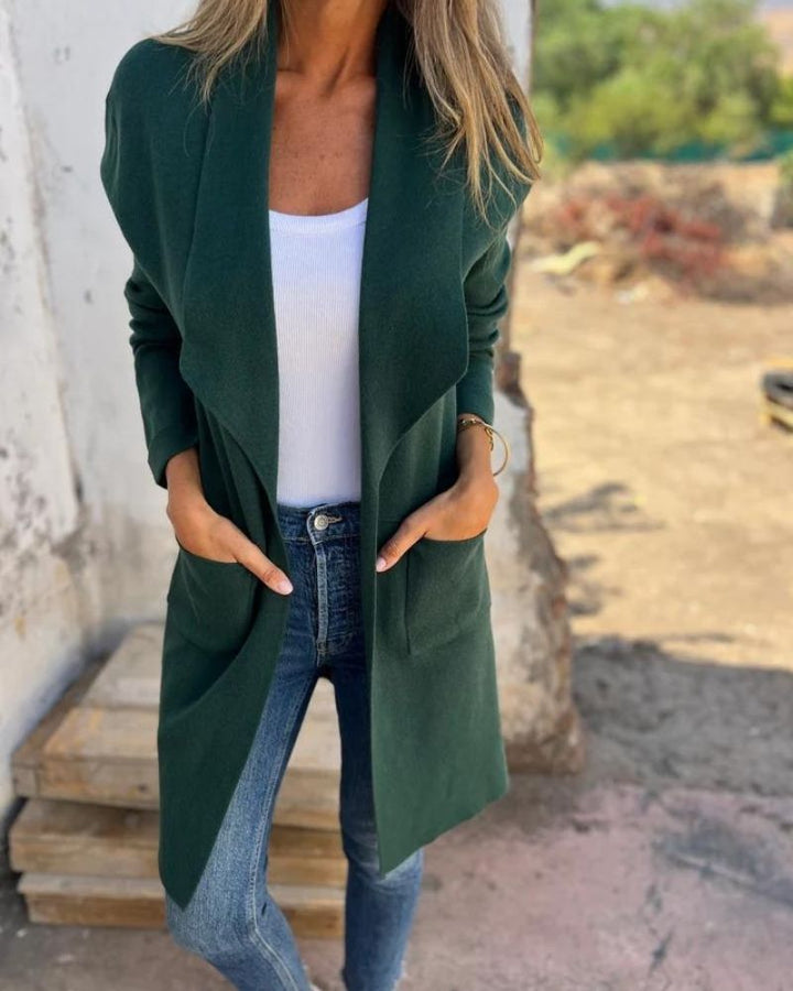 EIGONA - KARDIGAN Z KLAPAMI W STYLU CASUAL