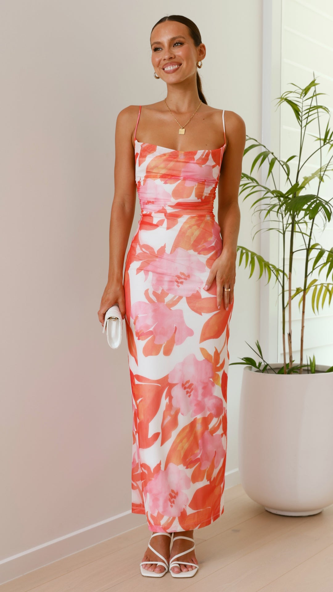 Ashley - Kwiatowa Sukienka Maxi