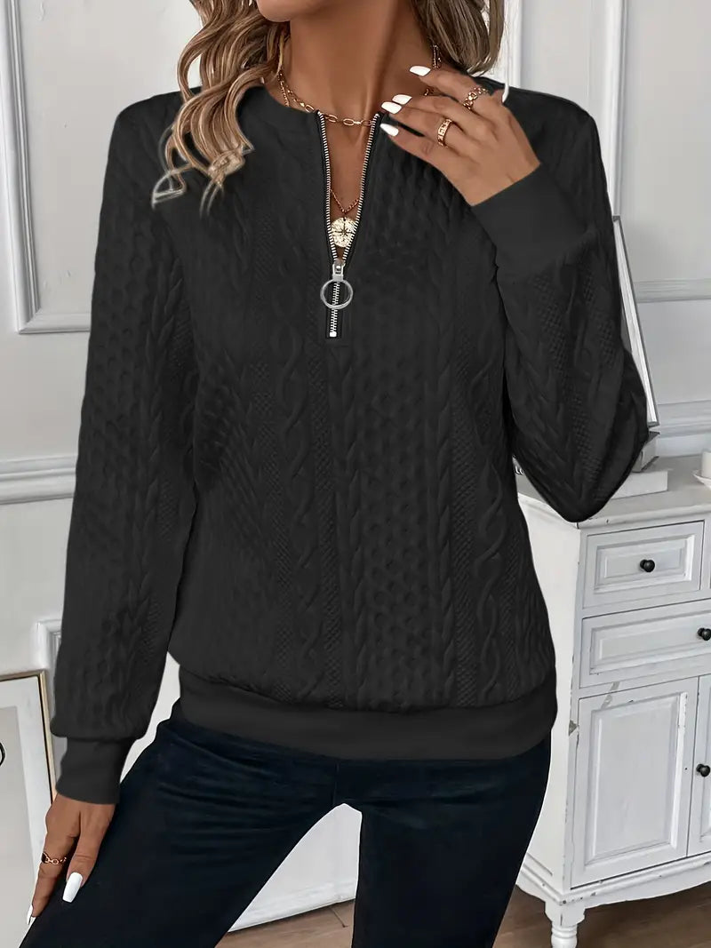 Ondine™ | Elegancki Sweter z Zamkiem