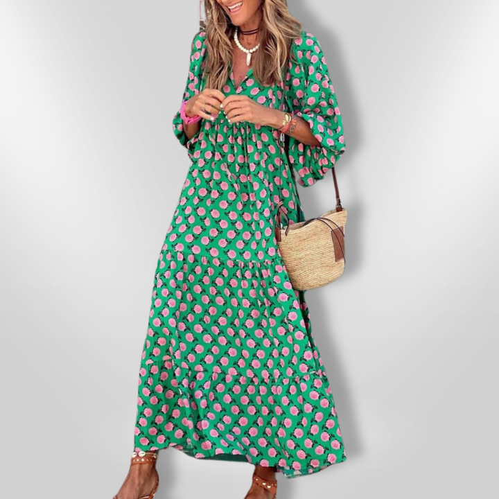 JUNE | Letnia Sukienka Maxi Boho