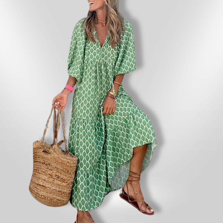 JUNE | Letnia Sukienka Maxi Boho