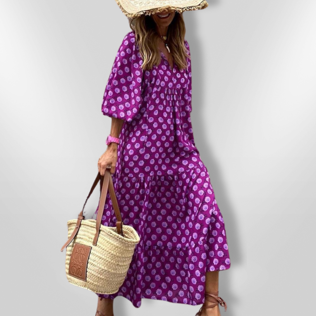JUNE | Letnia Sukienka Maxi Boho