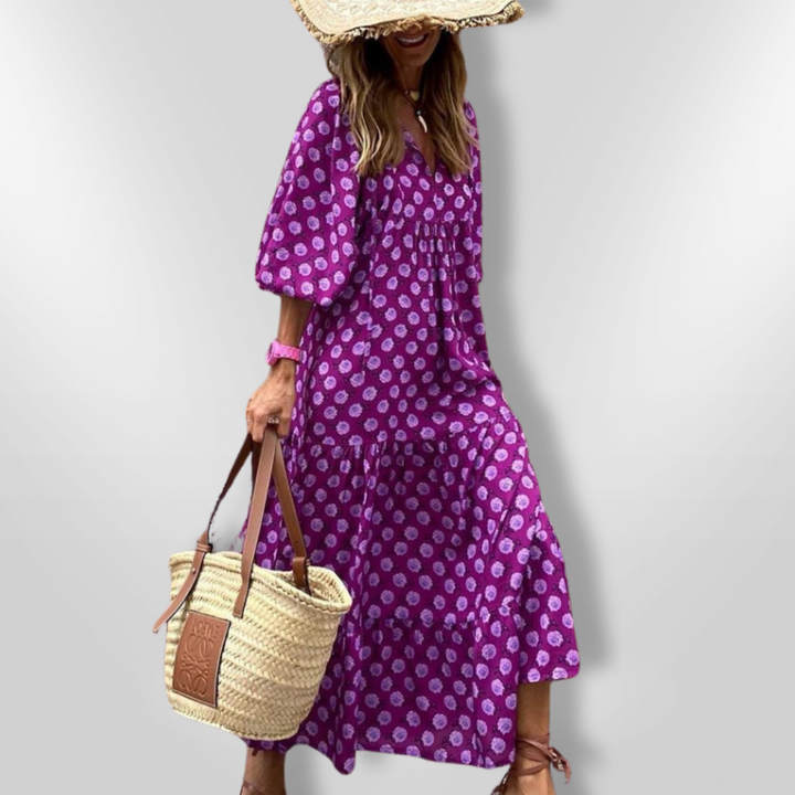 JUNE | Letnia Sukienka Maxi Boho