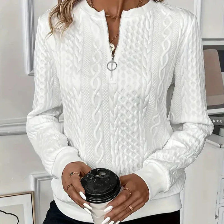Ondine™ | Elegancki Sweter z Zamkiem
