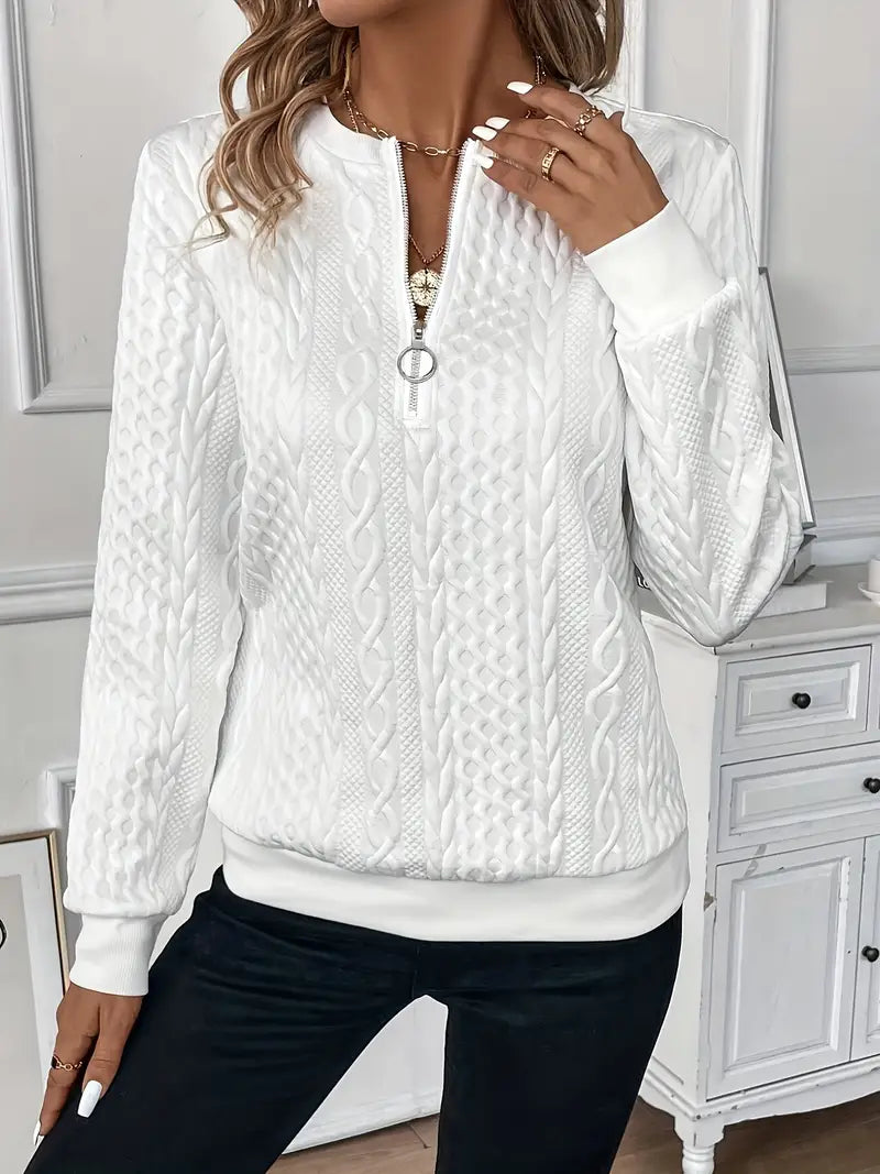 Ondine™ | Elegancki Sweter z Zamkiem