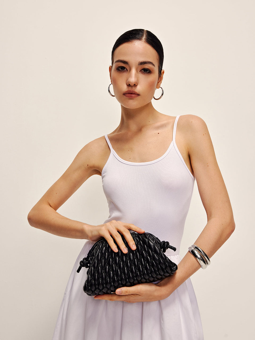 Romboidalna Torebka Clutch i Torebka na Ramię