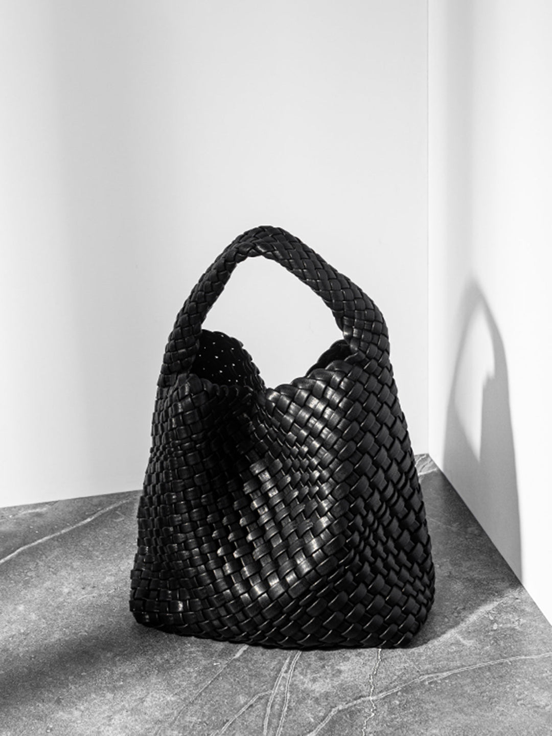 Duża Pojemna Torba Woven na Ramię