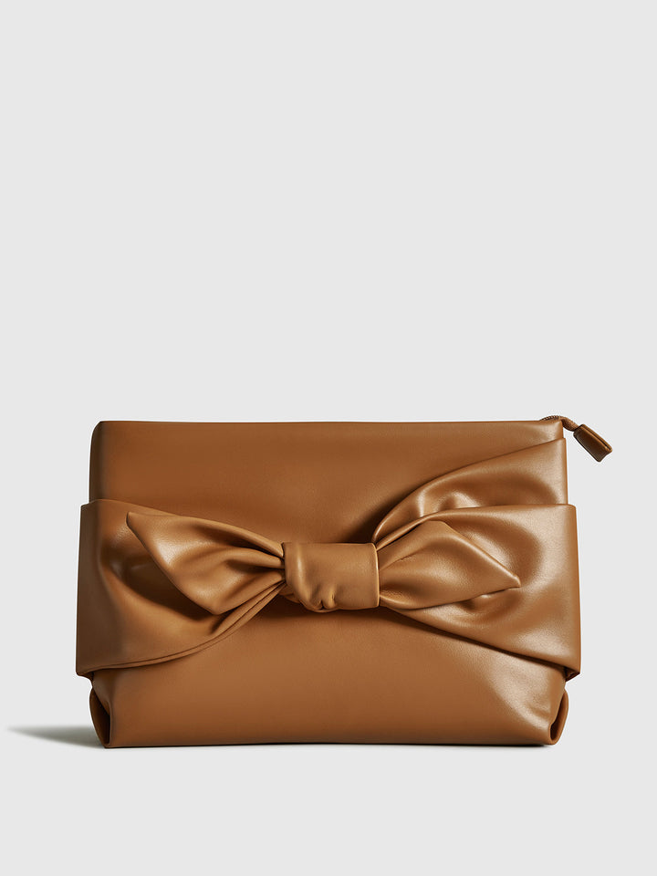 Tofu Bow Clutch Bag