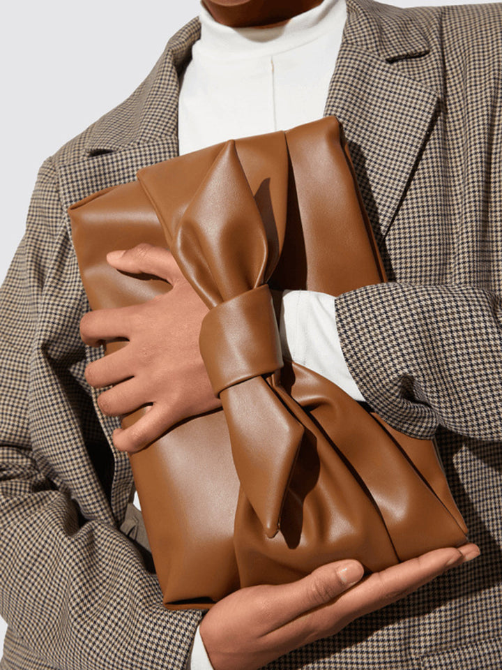 Tofu Bow Clutch Bag