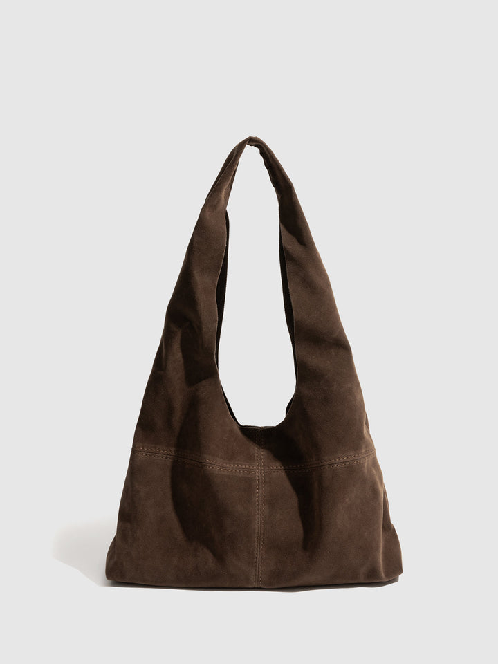 Hobo Bag z Guzikowym Zapięciem