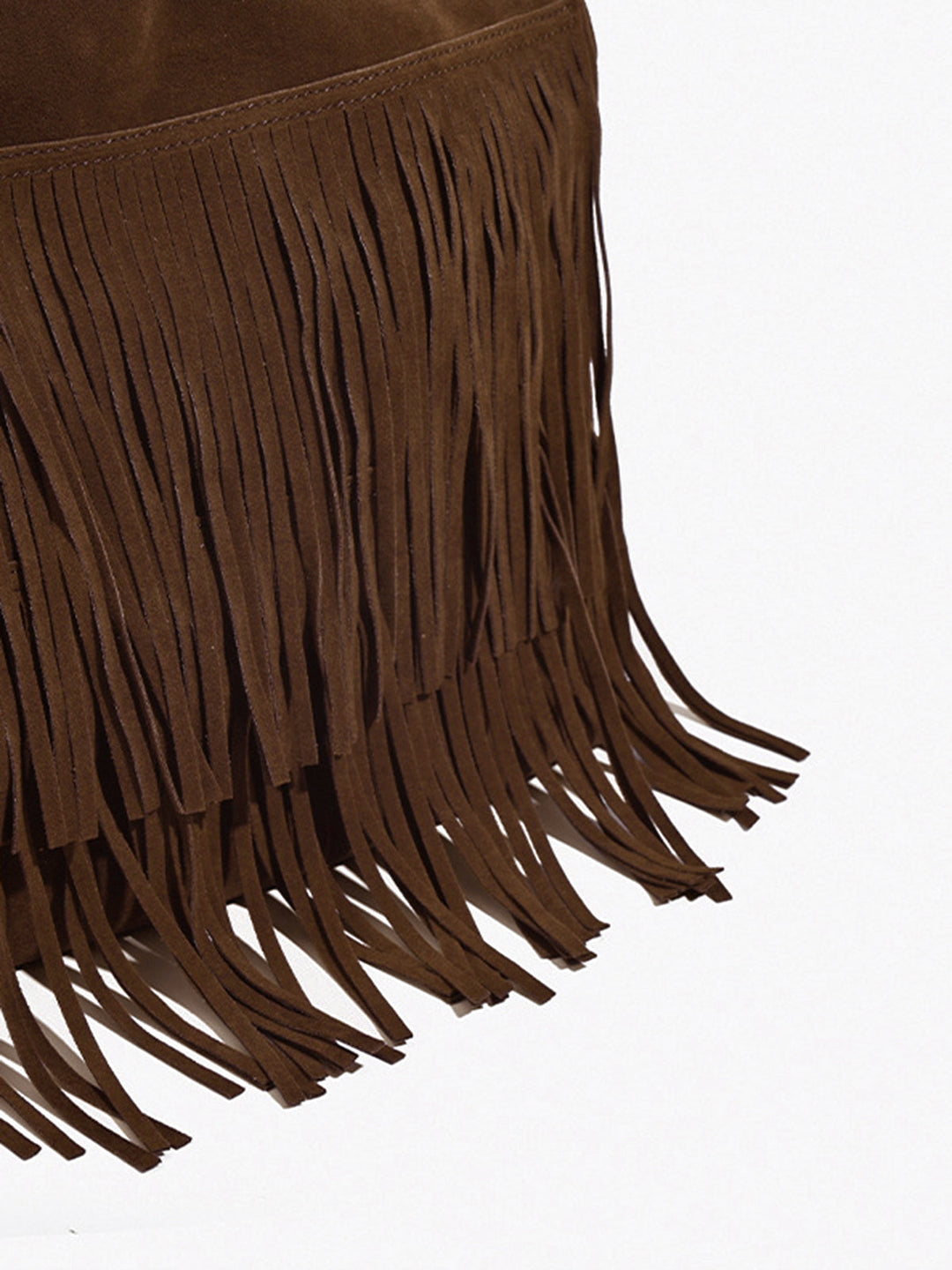 Boho Fringed Hobo Bag