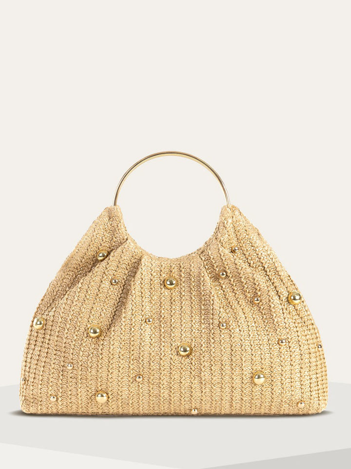 Beaded Crochet Hobo Bag