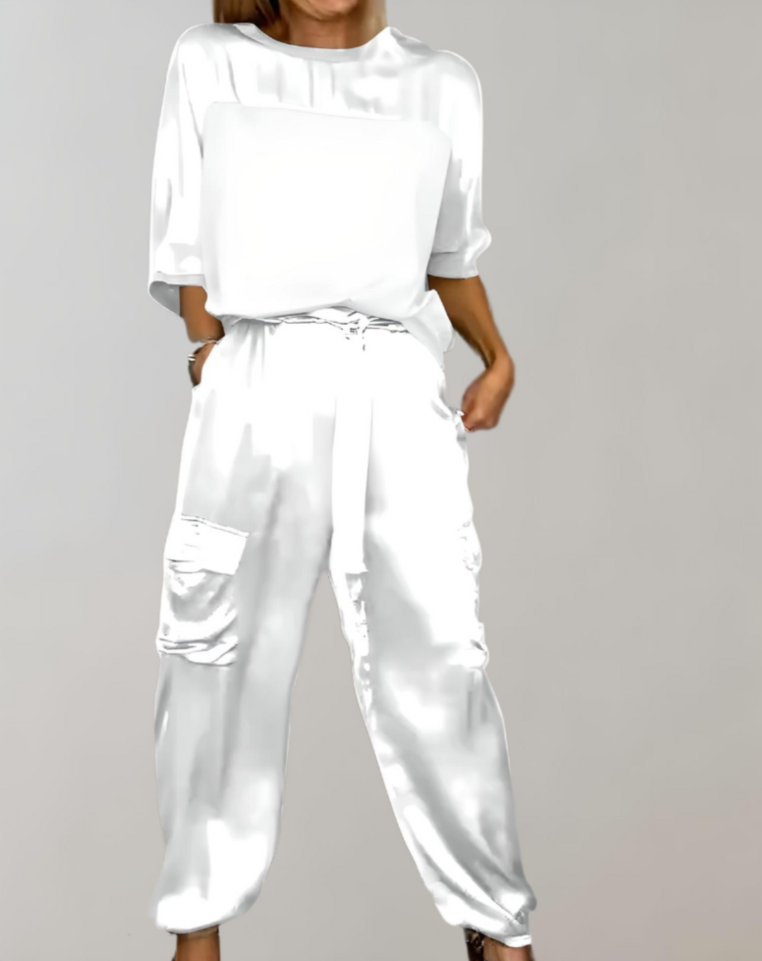 Amanda™| Zestaw Lounge Silky Cargo