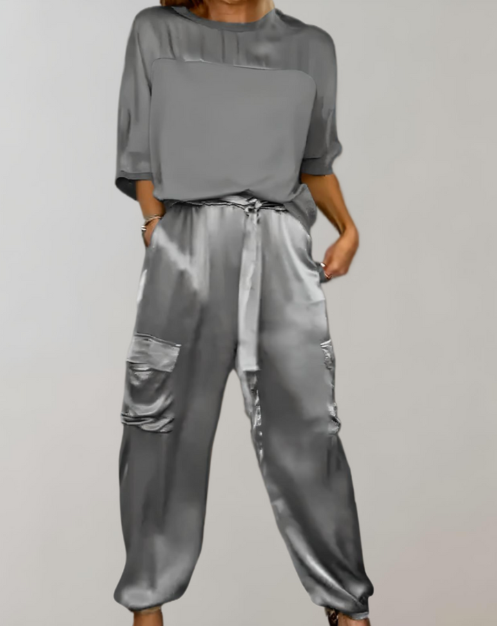 Amanda™| Zestaw Lounge Silky Cargo