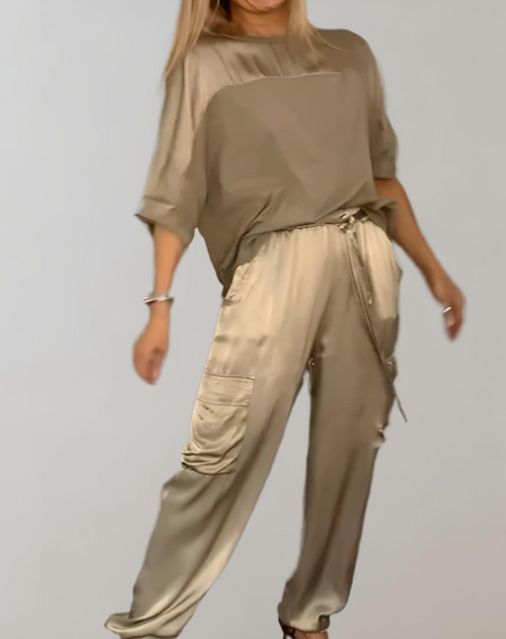 Amanda™| Zestaw Lounge Silky Cargo