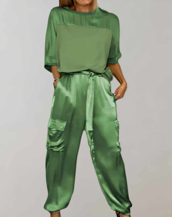 Amanda™| Zestaw Lounge Silky Cargo