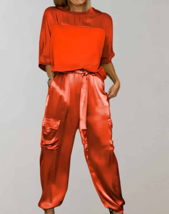 Amanda™| Zestaw Lounge Silky Cargo