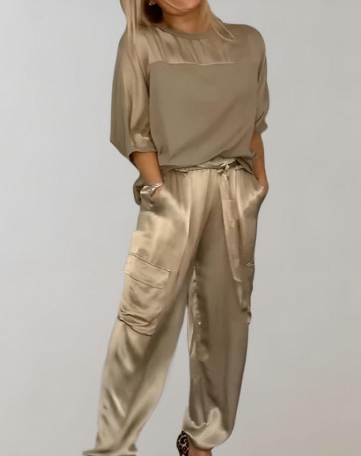 Amanda™| Zestaw Lounge Silky Cargo
