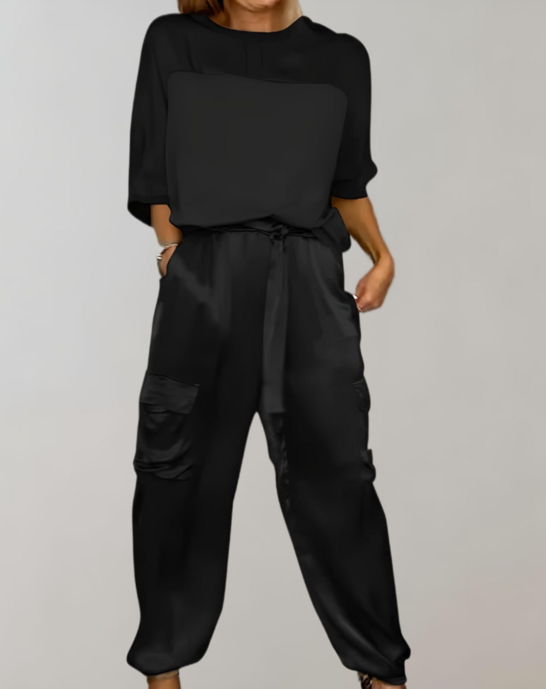 Amanda™| Zestaw Lounge Silky Cargo