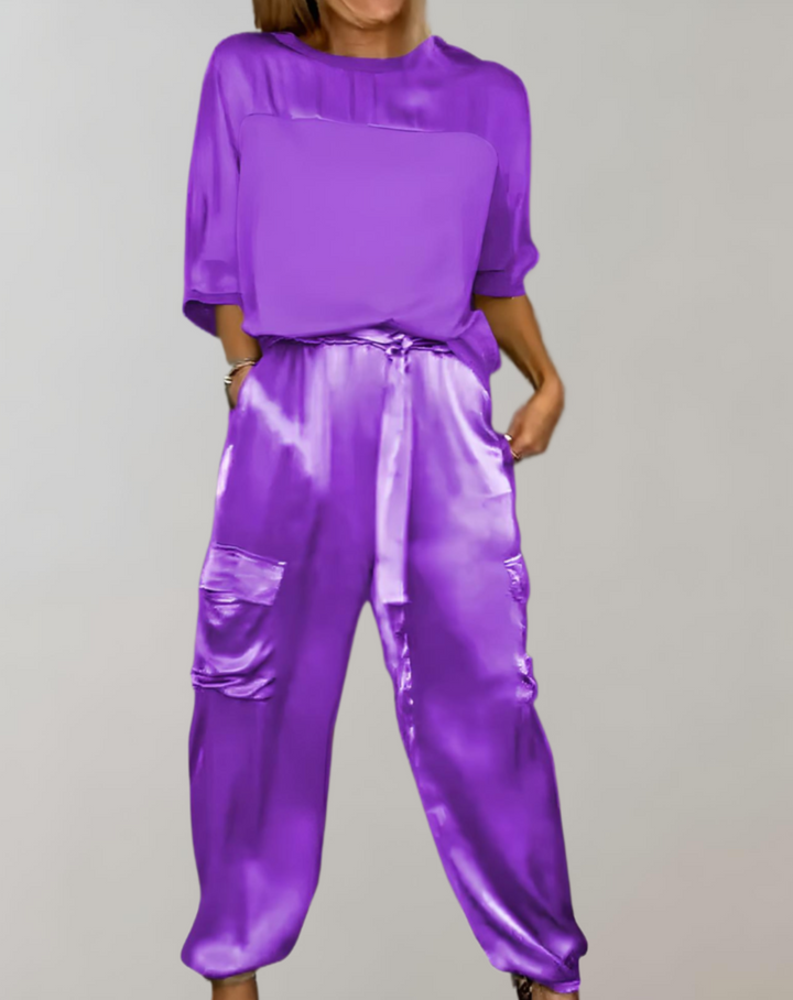 Amanda™| Zestaw Lounge Silky Cargo