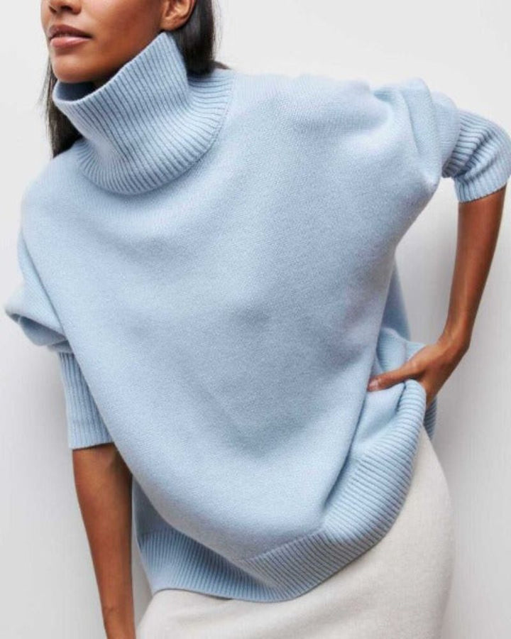 Evy| Sweter z golfem