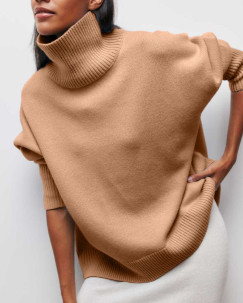 Evy| Sweter z golfem
