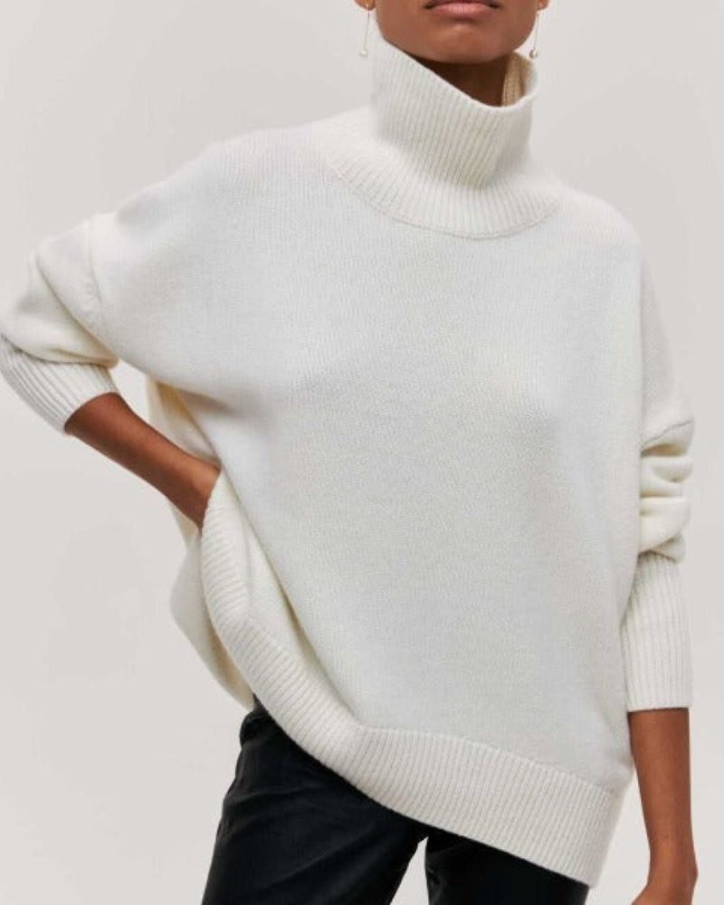 Evy| Sweter z golfem