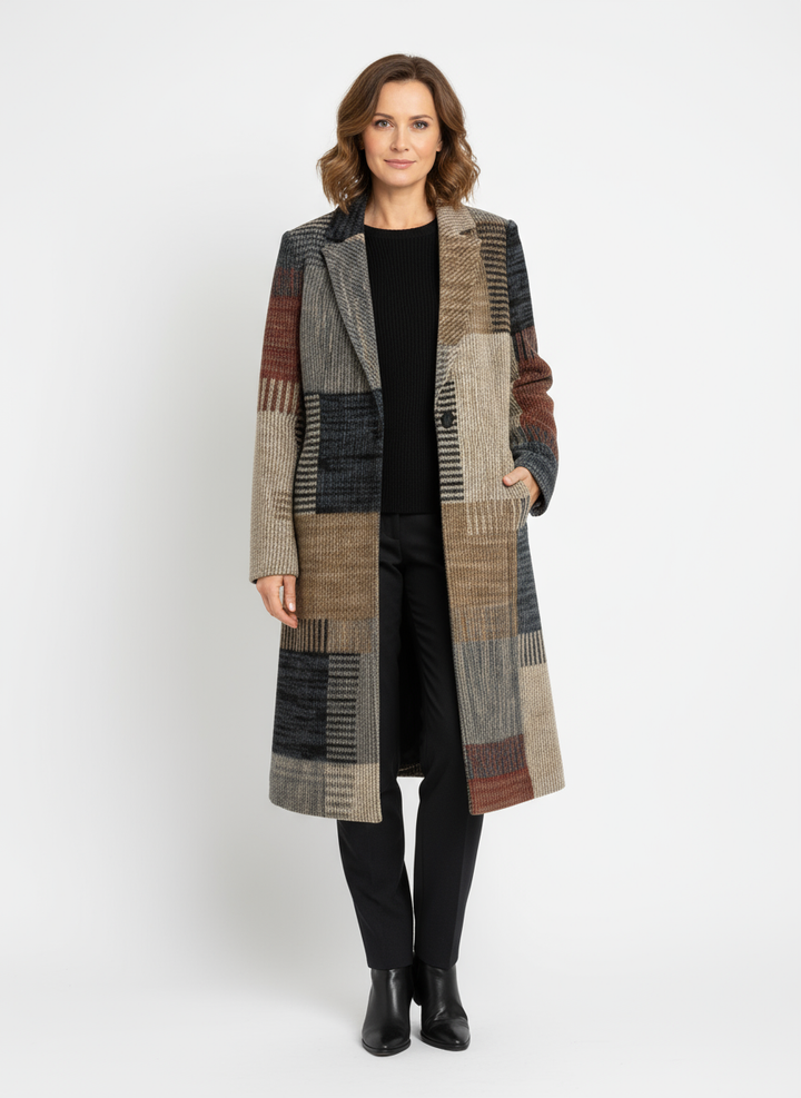 Lina™ | Elegancki Żakiet z Wzorem