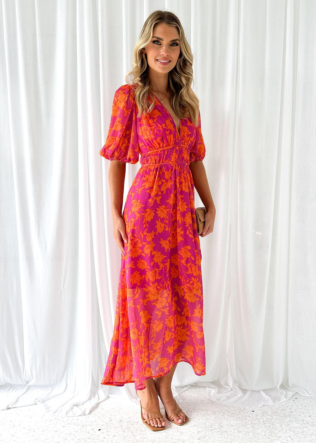 Clara | Maxi Sukienka Wiosenna
