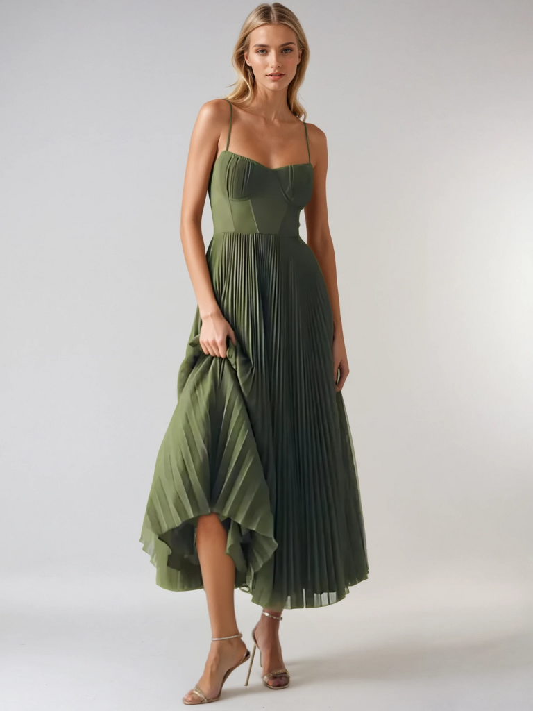 Claire | Stylowa Zielona Sukienka