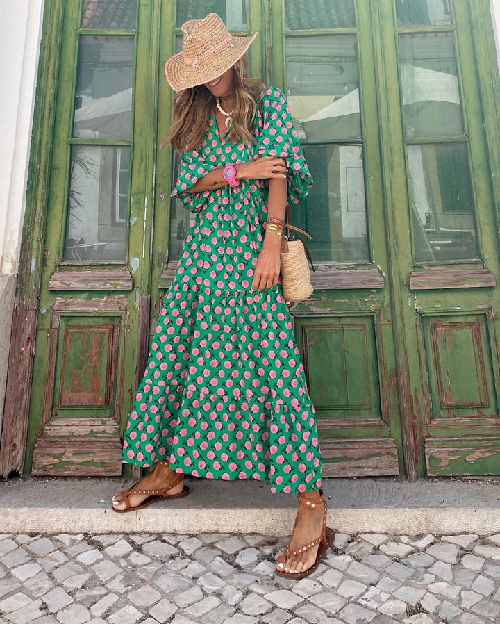 Iwa | Boho Długa Sukienka