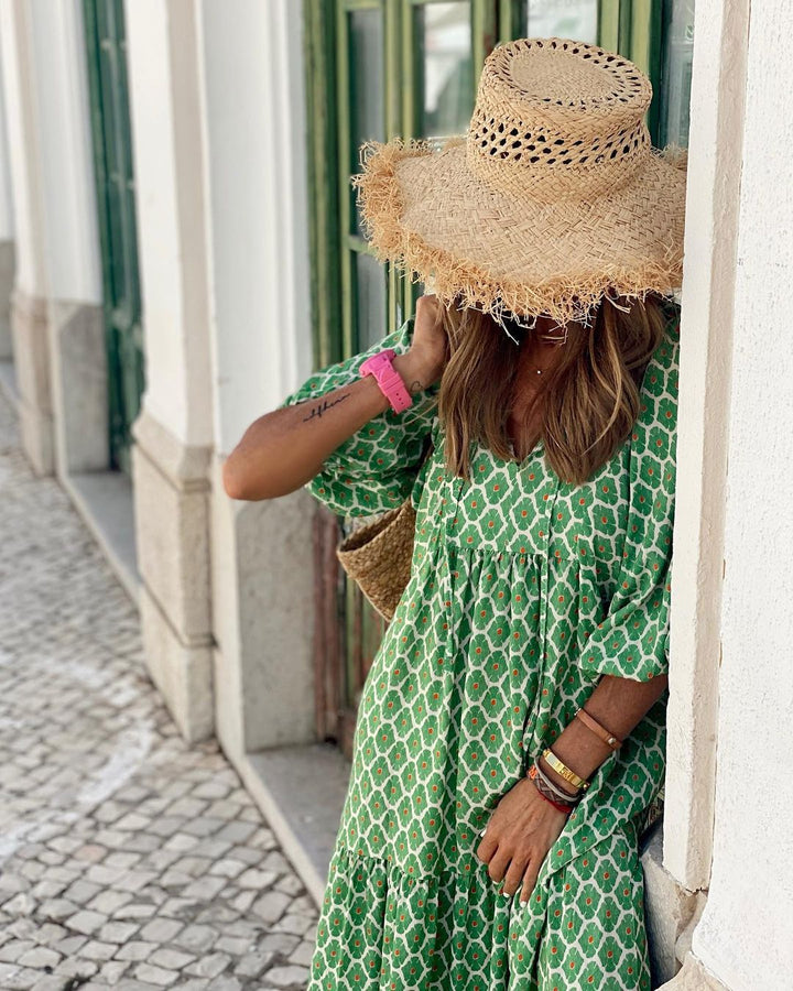 Iwa | Boho Długa Sukienka
