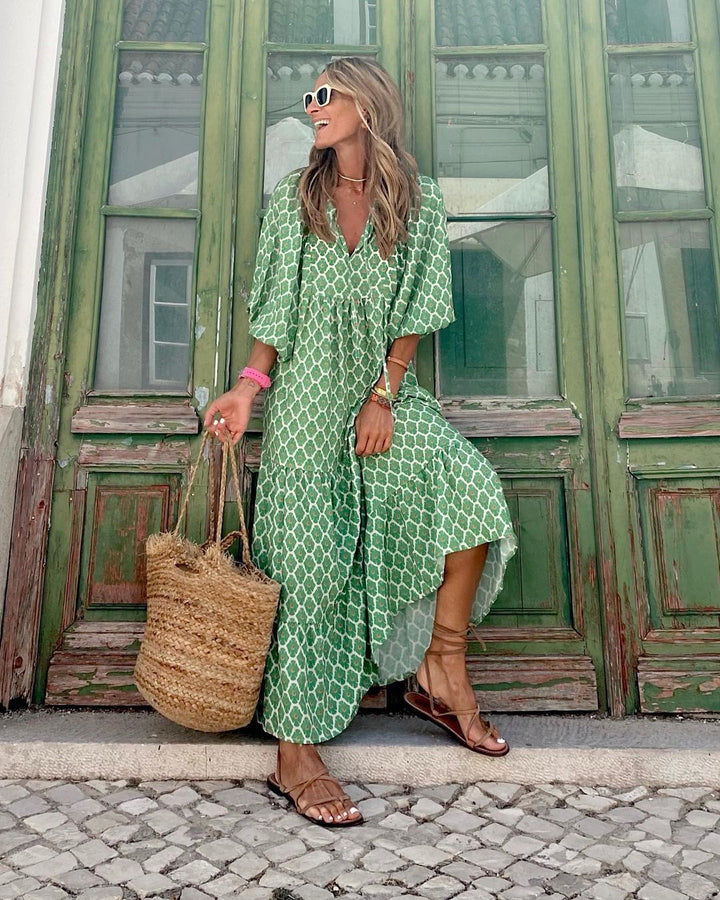 Iwa | Boho Długa Sukienka