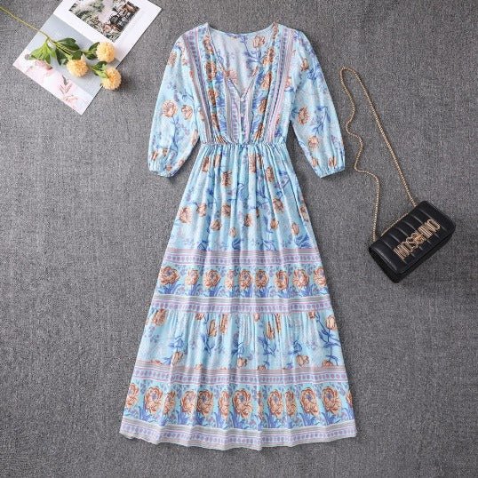 Marino | Boho Sukienka Nadmorska