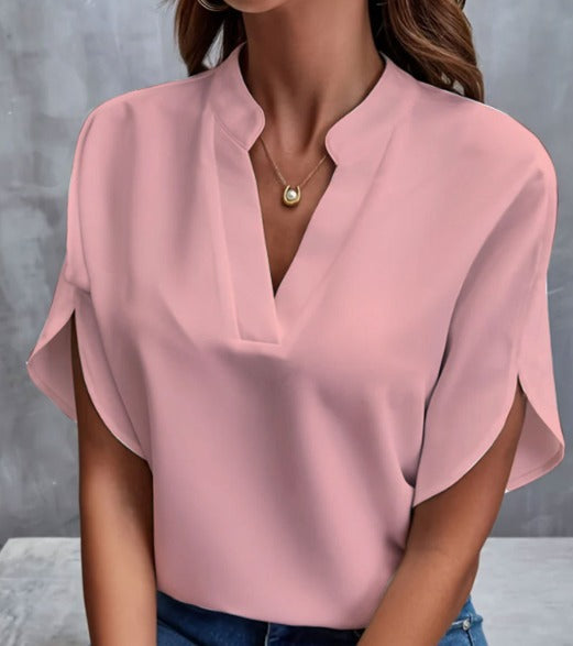 Zofia | Elegancka bluzka z dekoltem w szpic