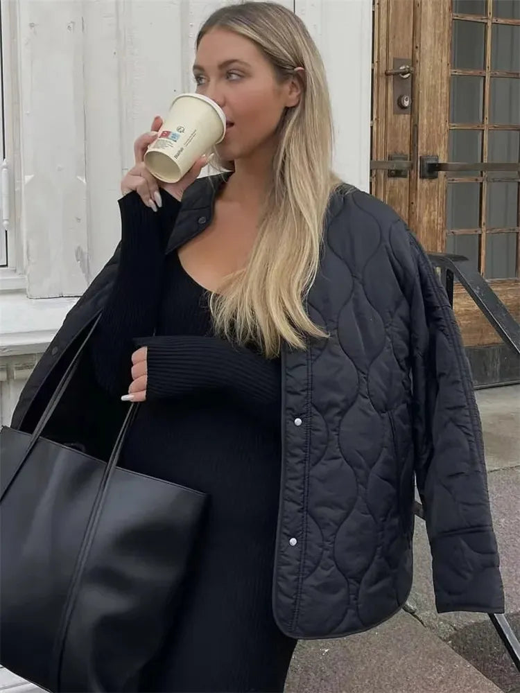 CAROLA | Luźna Kurtka Zimowa dla Kobiet