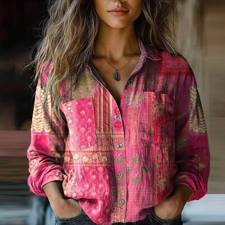Jagda | Elegancka bluzka w kwiaty