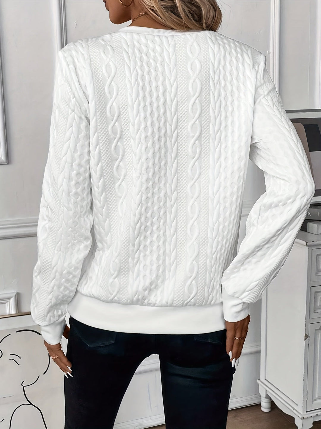 Ondine™ | Elegancki Sweter z Zamkiem