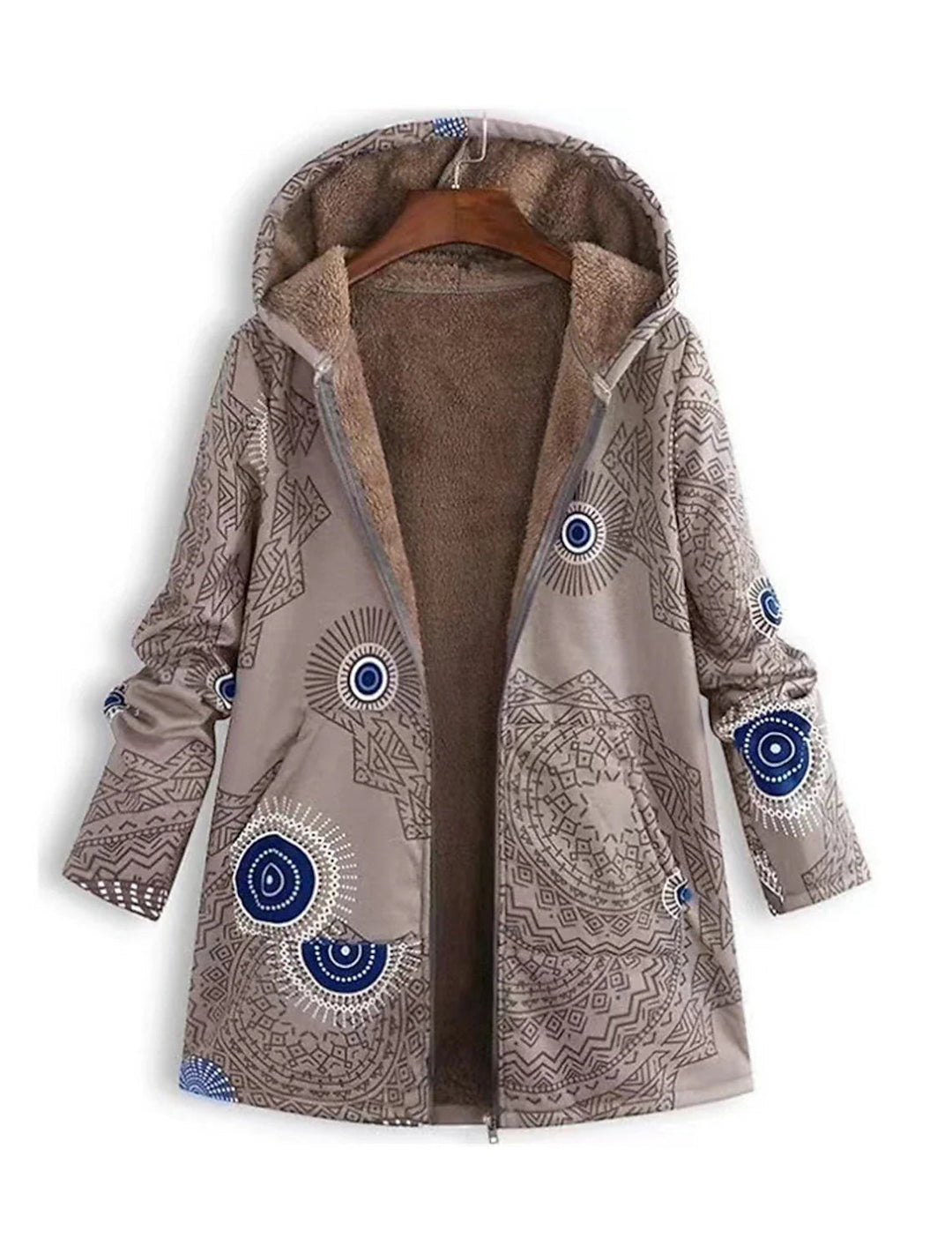 Aerilyn - Ciepła i Miękka Parka z Kieszeniami