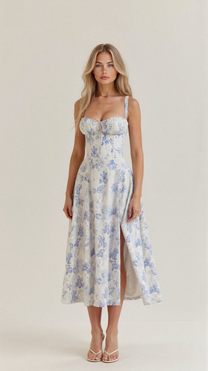 Alina | Elegancka Sukienka w Talii – Podkreślająca i Stylowa